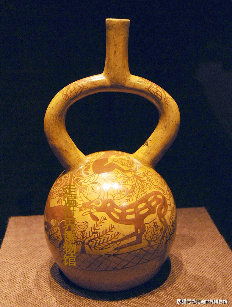 古代人头型器口陶器图片_人头器口彩陶瓶寓意_人头壶陶器